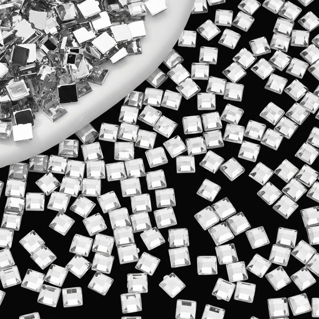 Square Shape HotFix Rhinestones