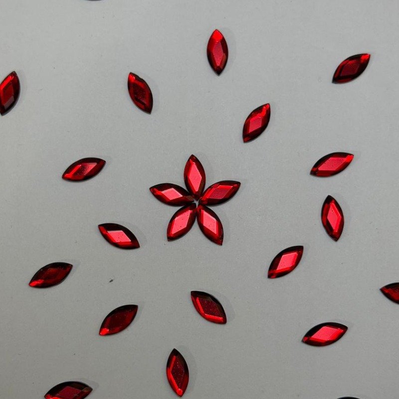 HotFix Rhinestones Leaf Shape