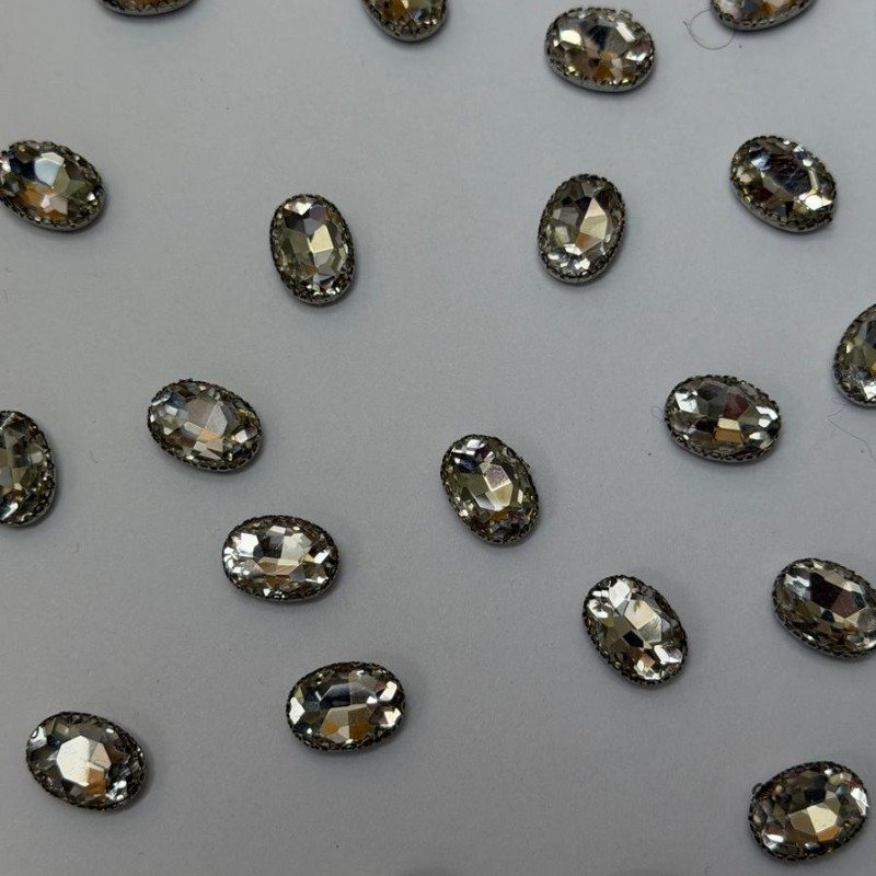50 Pcs Acrylic Ellipse